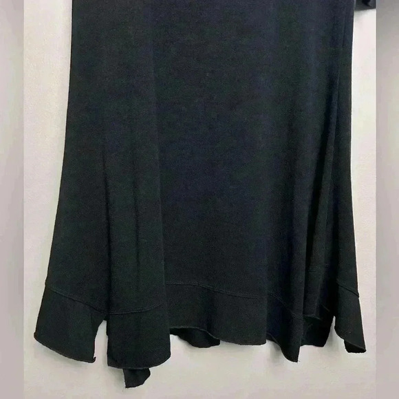 Soft Surroundings Petite Large Sweater Dress Midi Cowl Neck Comfortable Black - Picture 6 of 7